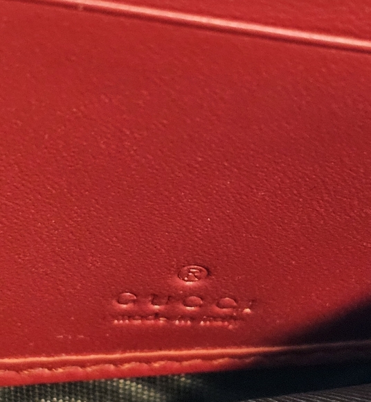 Gucci Sylvie Continental Red Leather Wallet - Picture 9 of 10